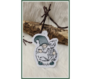 Stickserie ITH - Halloween Gnomes Anhänger